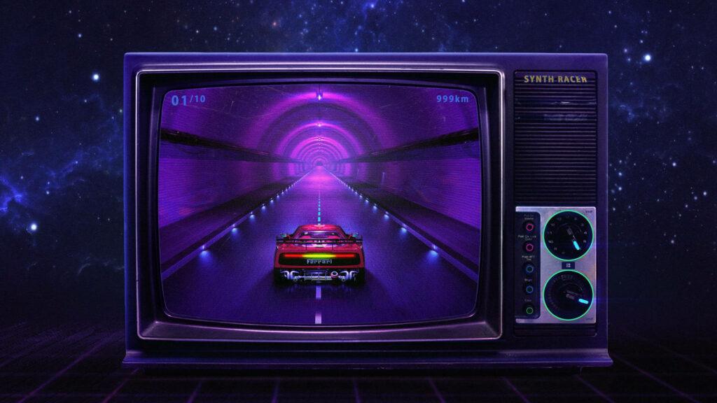 Cosmic Ferrari: A Blend of Speed and Extravagance, Perfect for iPad Wallpaper