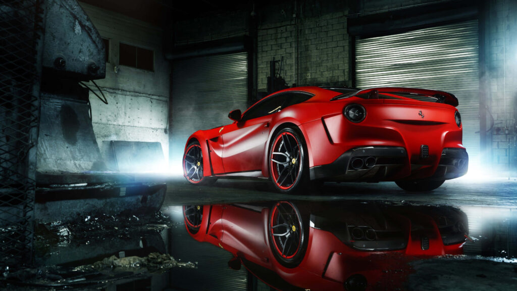 Unleash Your Inner Speedster: Witness the Majestic 4K Ferrari in High-Definition Splendor! Wallpaper