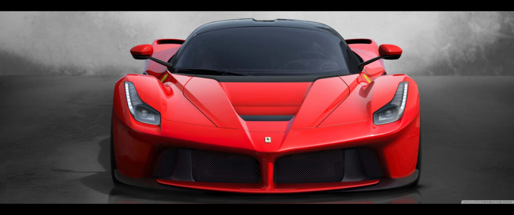 Exquisite Elegance: Captivating Ferrari Sports Car Showcases Unparalleled Craftsmanship Wallpaper