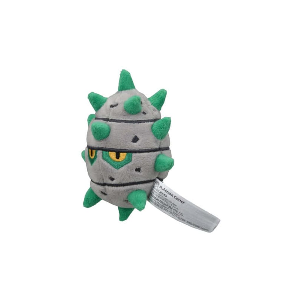 Ferroseed plush Pokémon Center stuffed toy studio shot on white background collectible fan gift Wallpaper
