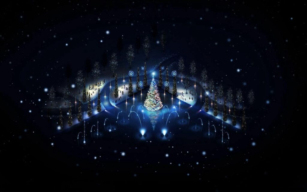 Stunning Christmas Tree Wallpaper: Festive Lights & Decorations