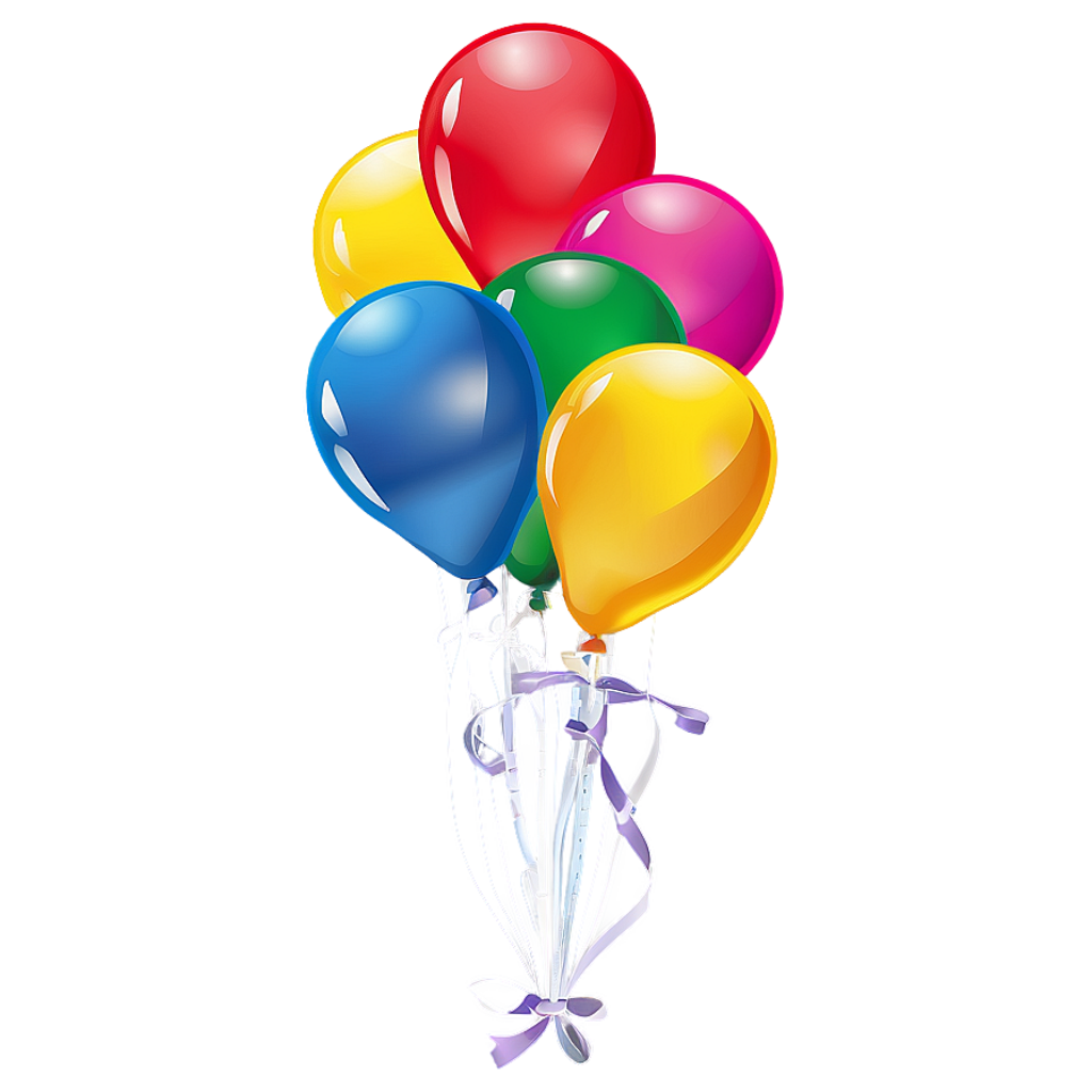 Colorful Balloon Wallpaper: Festive Background for Birthday Celebrations