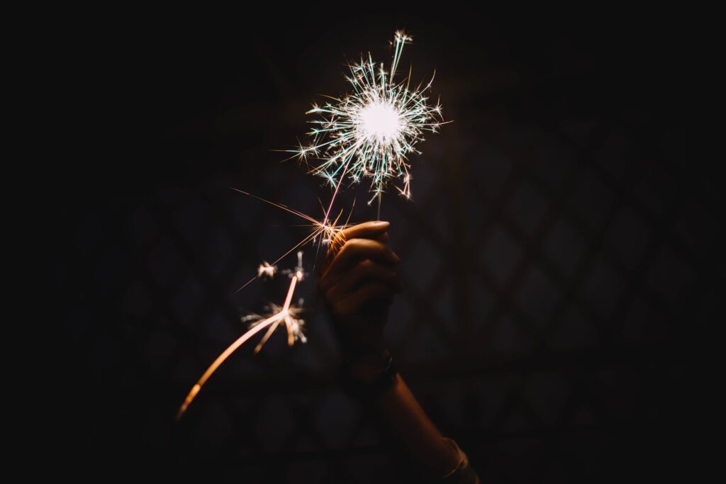 Festive Bengali Fire Wallpaper: Sparkling Celebration Background