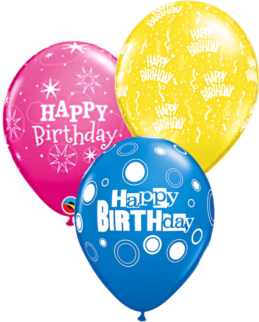 Festive Balloon Wallpaper for a Colorful Happy Birthday Celebration