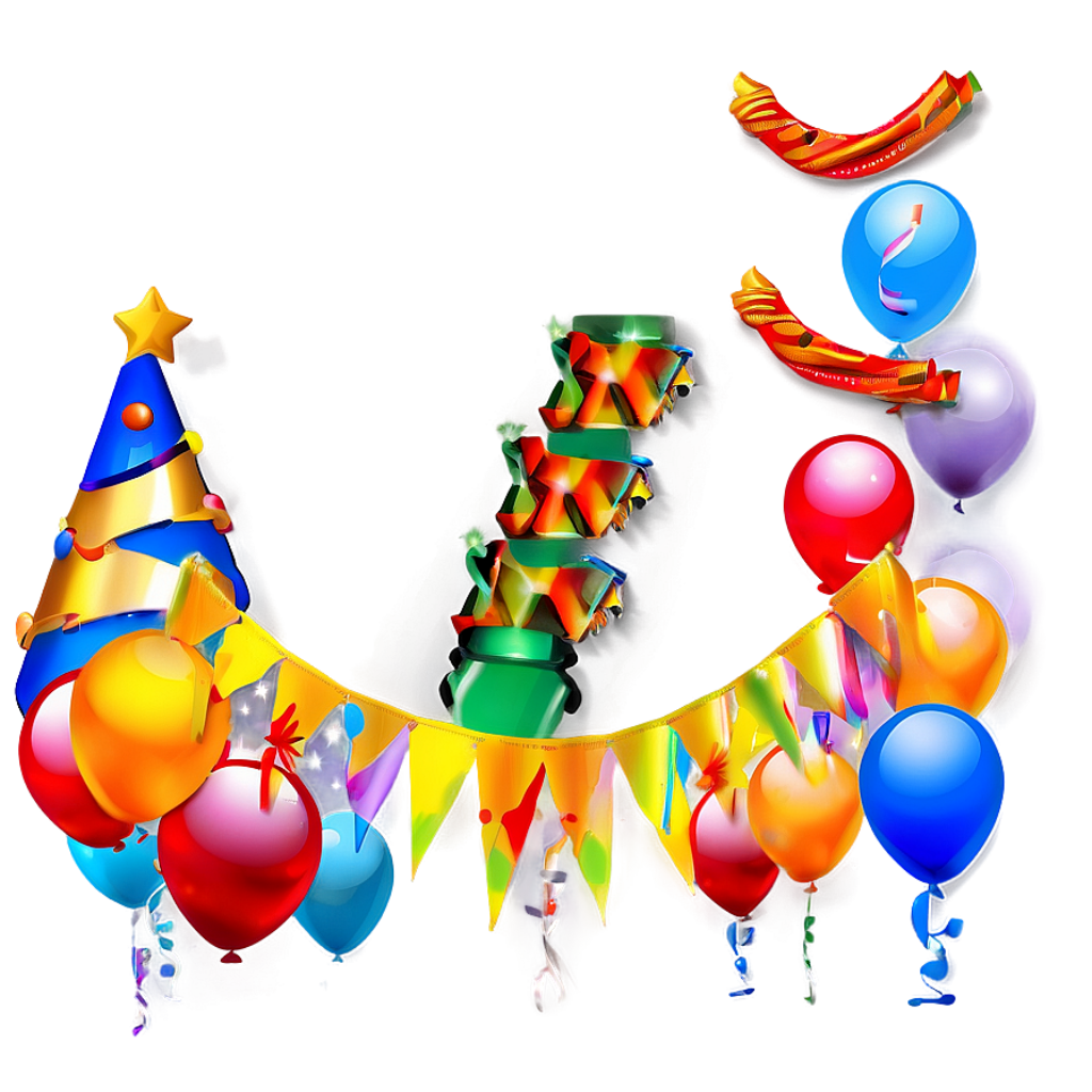 Vibrant Birthday Wallpaper: Colorful Balloons & Festive Decor