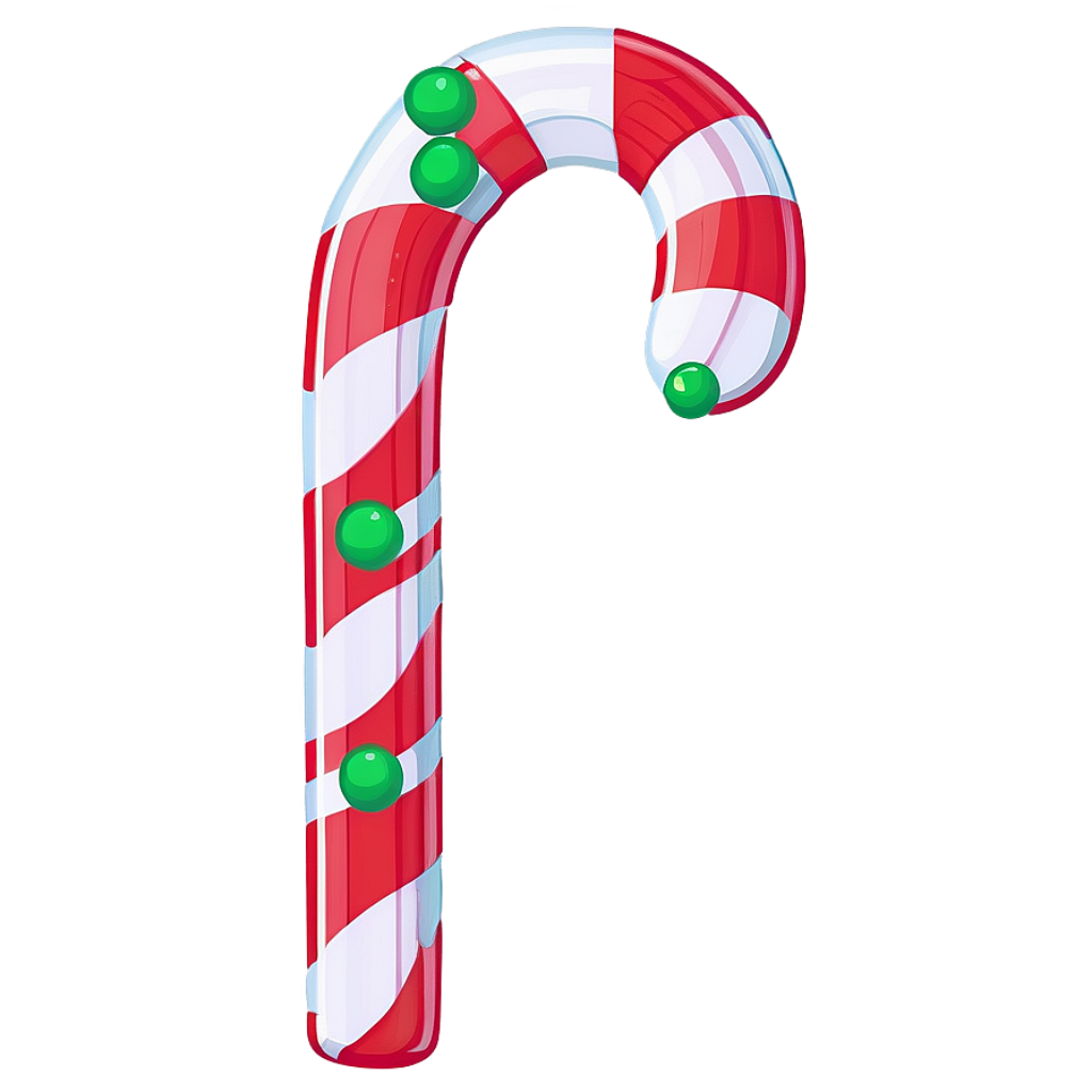 Festive Red & White Candy Cane Wallpaper for Holiday Designs