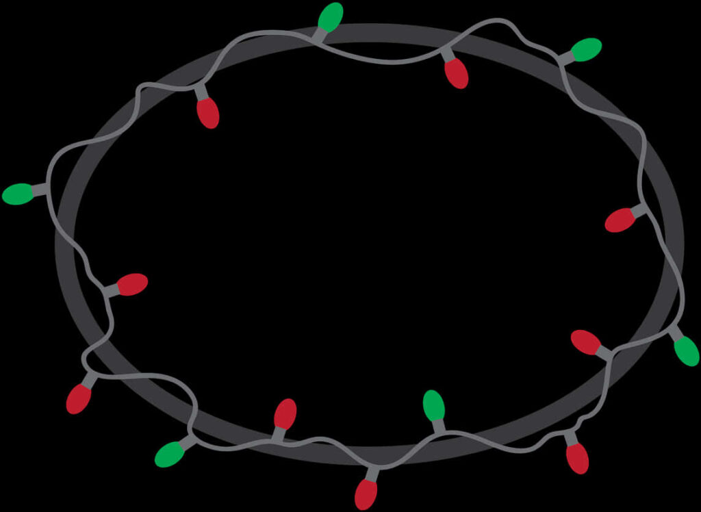 Festive Christmas Lights Wallpaper: Red & Green Holiday Background
