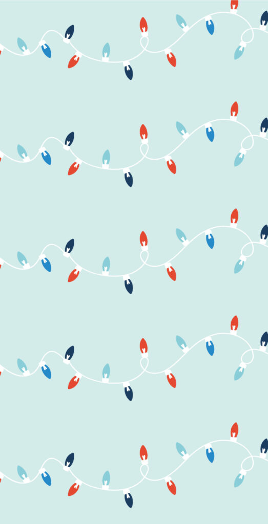Festive Christmas Lights Wallpaper for Cheerful Holiday Spirit