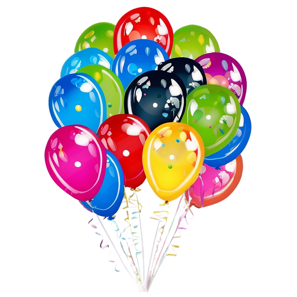 Festive Colorful Balloon Wallpaper for Celebrations – Vibrant Background