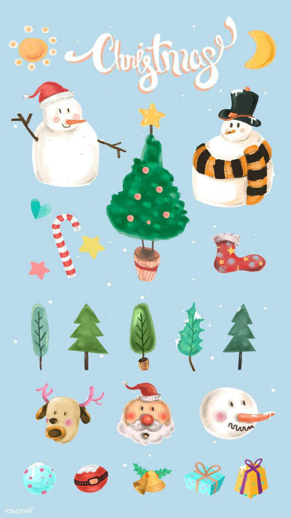 Festive Joy: A Winter Wonderland of Holiday Art for Your Phone Wallpaper
