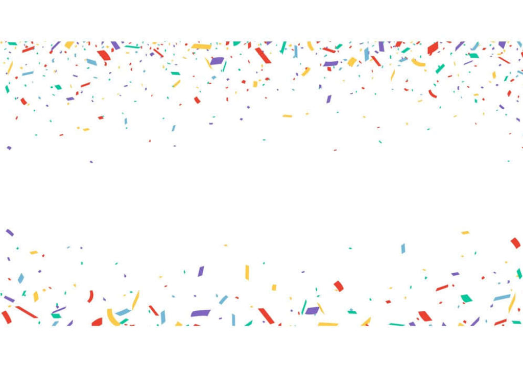 Vibrant Rectangular Confetti Design Enhancing Desktop Aesthetics Wallpaper