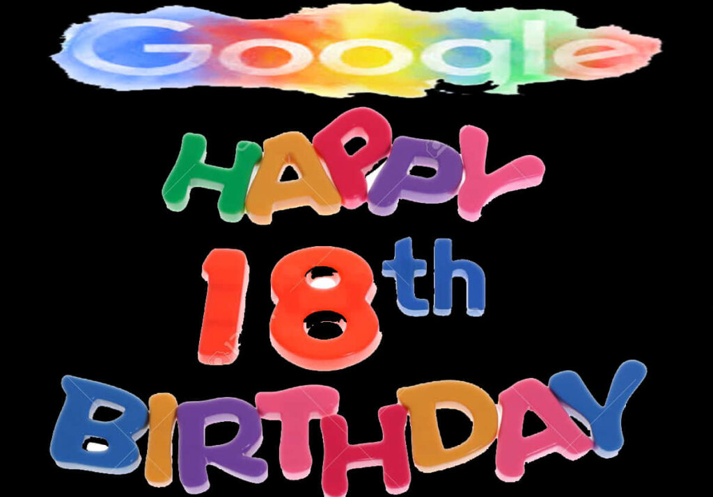 Colorful Happy 18th Birthday Wallpaper: Festive Balloon Design