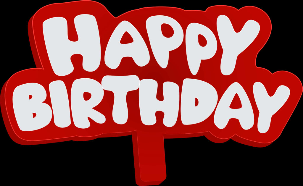 Happy Birthday Vibrant Wallpaper: Bold, Playful Design Background