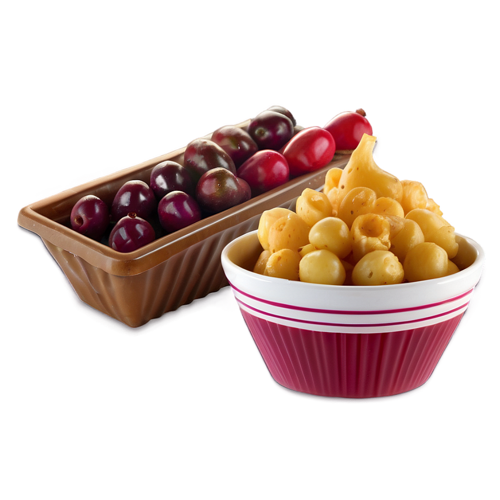 Festive Holiday Foods Wallpaper: Mac & Cheese and Cranberries Delight