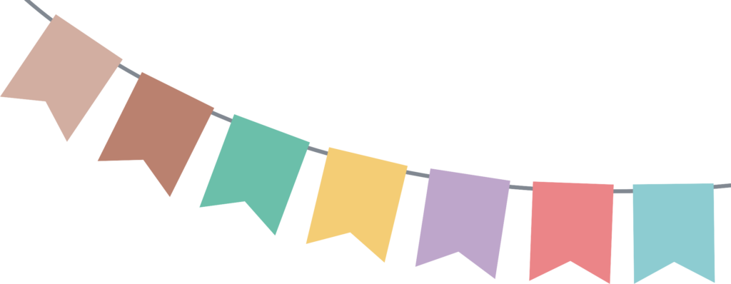 Colorful Pennant Flags Wallpaper for Festive Celebrations