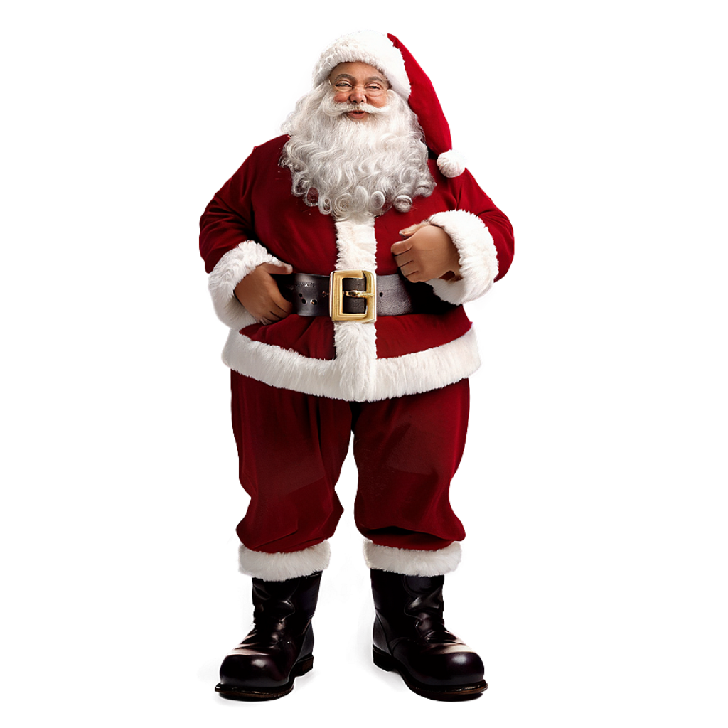Santa Claus Christmas Wallpaper: Festive Red & White Cheer