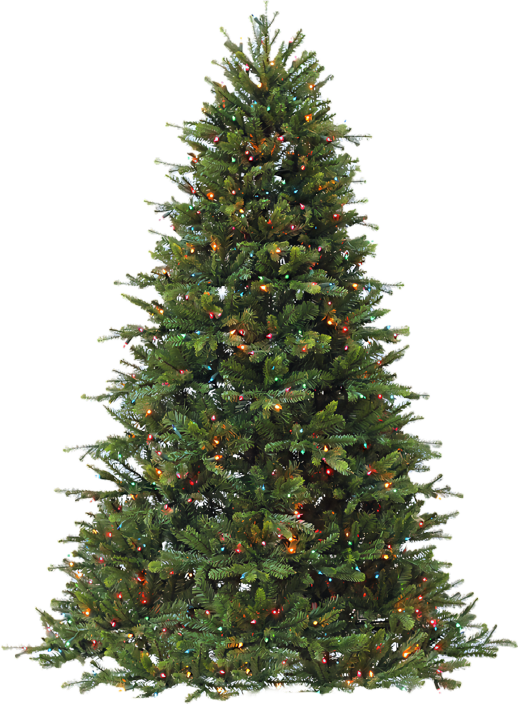 Stunning Christmas Tree Wallpaper: Festive Lights & Realistic Design