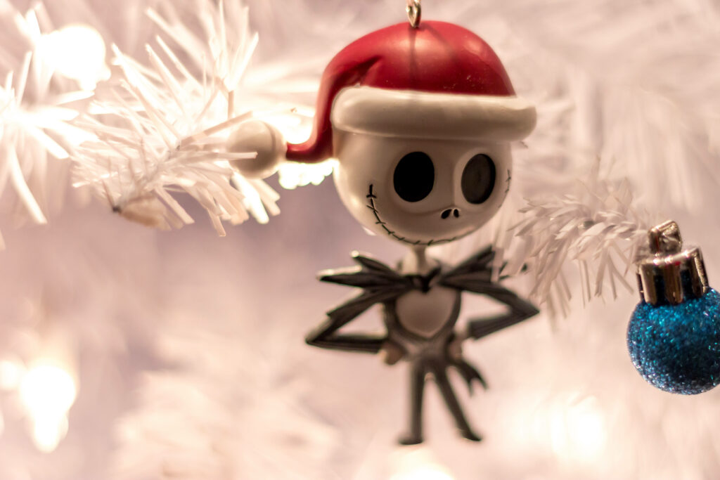 Jack Skellington Christmas Ornament Wallpaper: Festive & Fun!