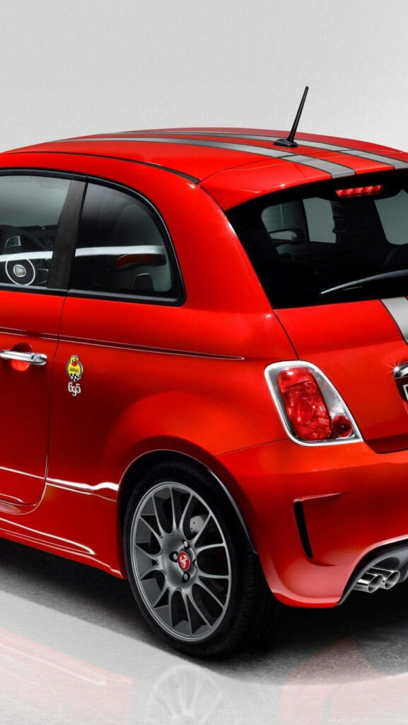 Fiat 500 Abarth 695 Tributo Ferrari Wallpaper - Dynamic Red Design