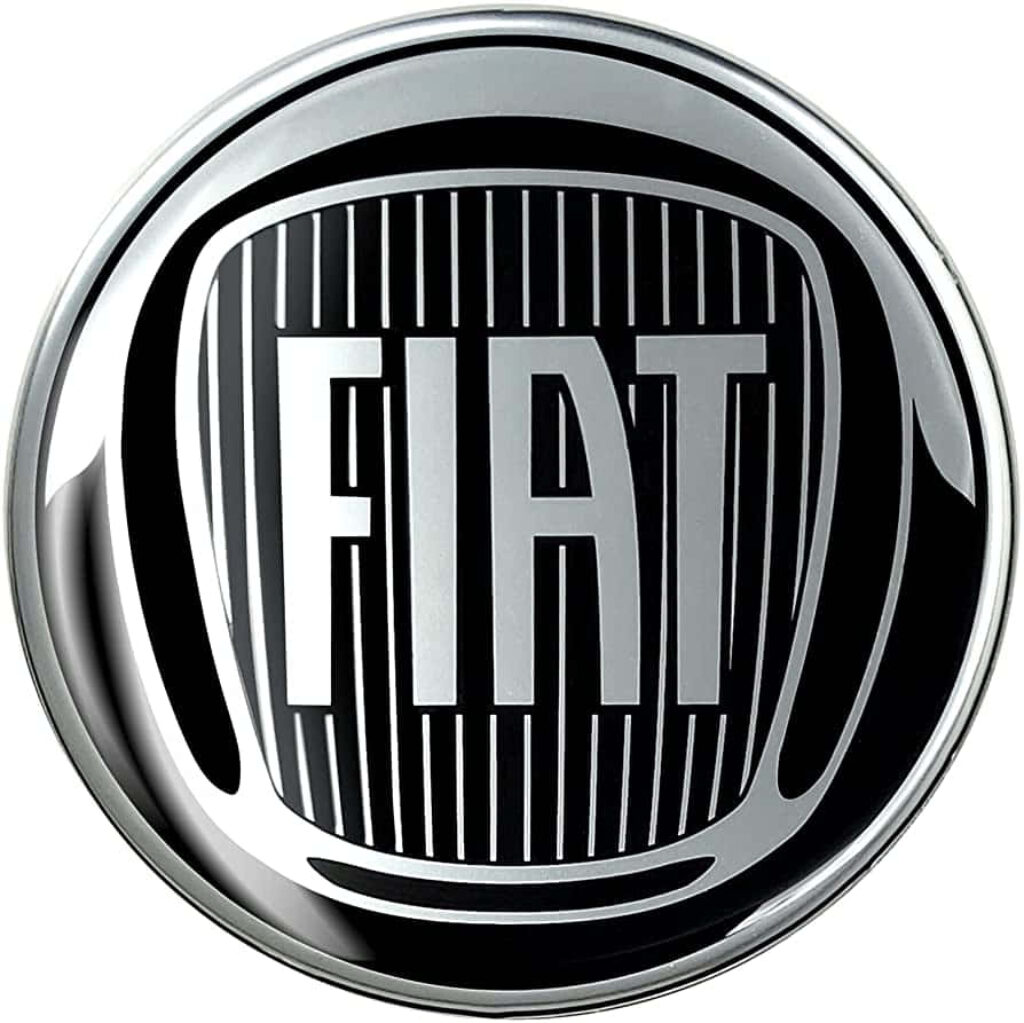 Fiat Logo Wallpaper: Sleek Metallic Design Background for Auto Fans