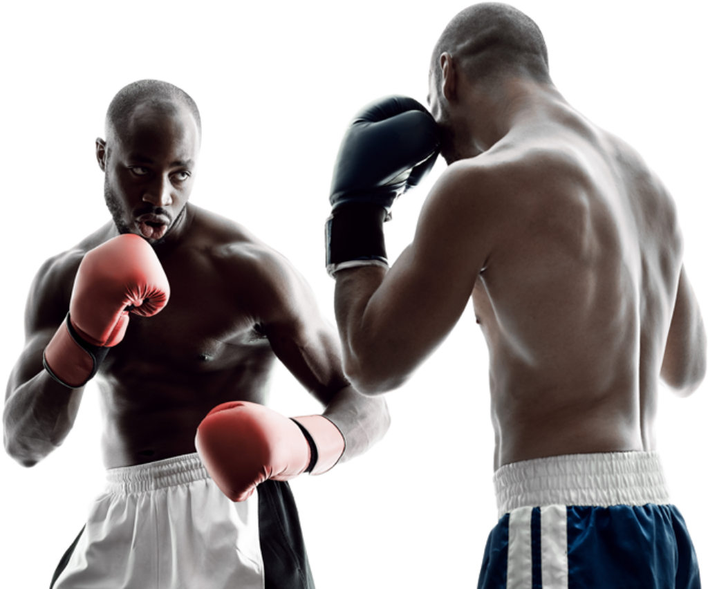 Boxers Ready to Fight: Intense Action Wallpaper Background