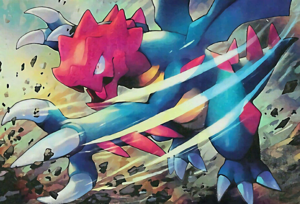 Dynamic Druddigon Wallpaper: Fierce Dragon-Type Pokémon Design