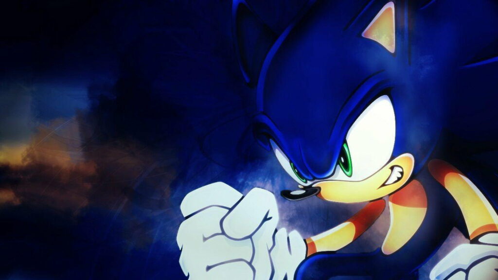 Sonic's Fiery Fury: A High-Definition Wallpaper Unleashes the Angry Persona