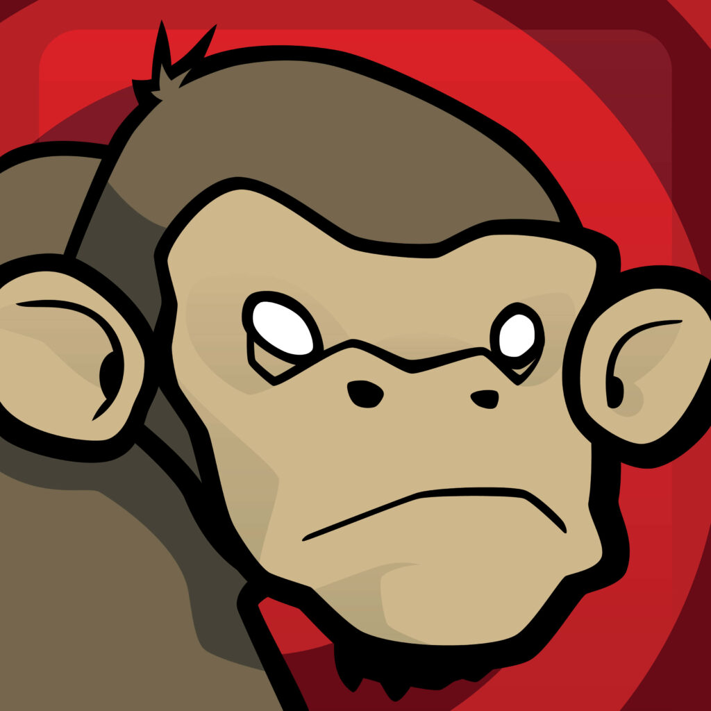 Bold Monkey Vector Wallpaper: Dynamic Xbox 360 Profile Background