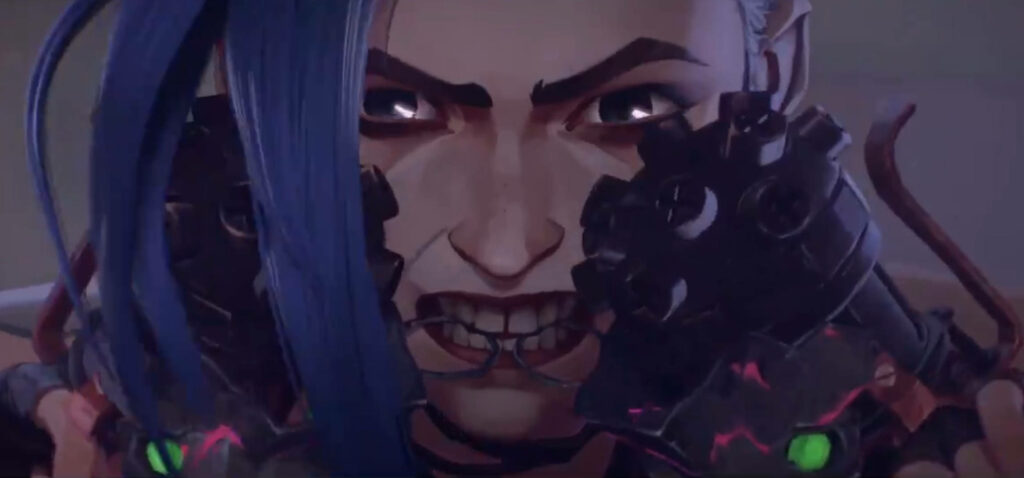 Intense *Arcane: League of Legends* Wallpaper - Fierce Grenade Moment