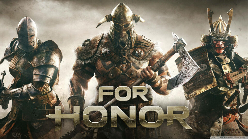 Gritty warriors from history in dramatic For Honor wallpaper
