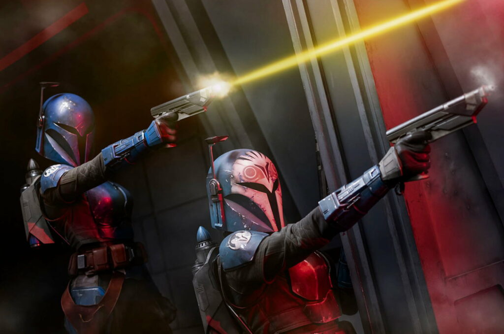 Warrior Unmasked: Captivating HD Wallpaper of the Female Mandalorian in Chapter 11