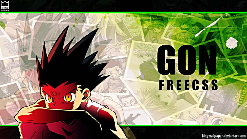 Unleashing Power: Gon Freecss in Stunning Digital Art Wallpaper