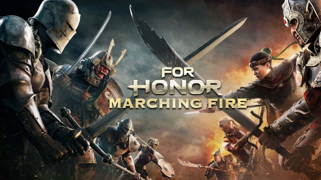 For Honor: Marching Fire Dynamic Wallpaper - Fierce Warriors Clash in Epic Battle Armor from Various Cultures