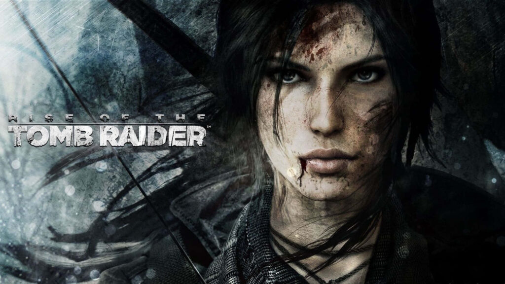 Surviving the Fray: Lara Croft's Gritty Struggle in Rise Of The Tomb Raider Wallpaper