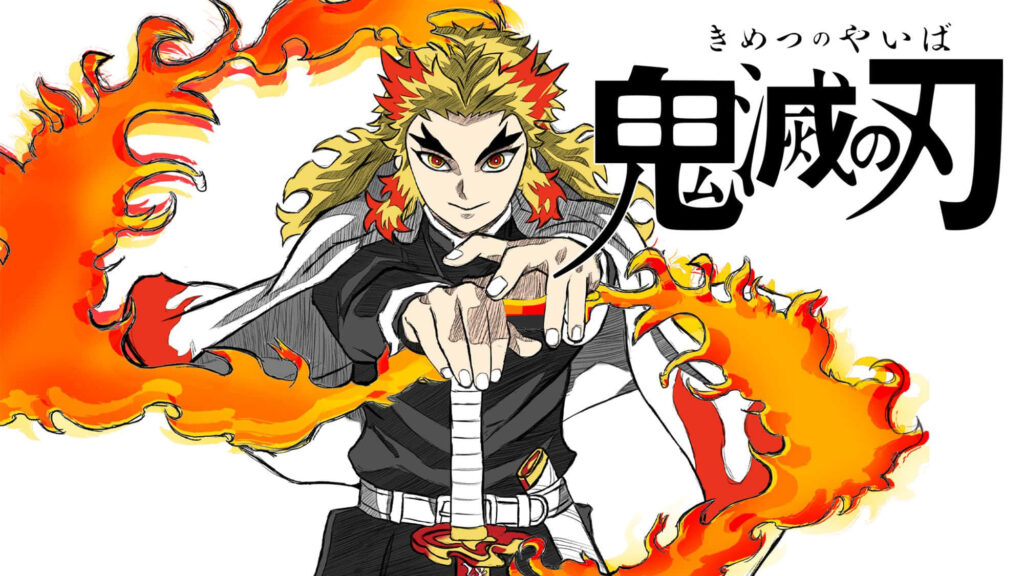 Fiery Anime Character Wallpaper: Bold Flames & Vibrant Energy