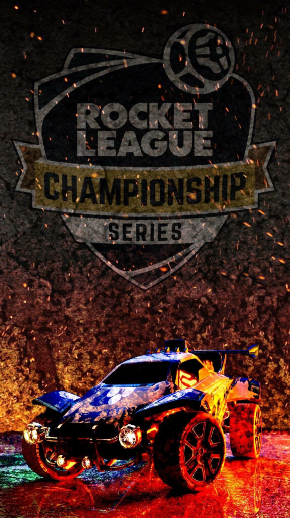 Inferno Duel: Rocket League Championship Wallpaper Pits Blue Octane against Orange Flames