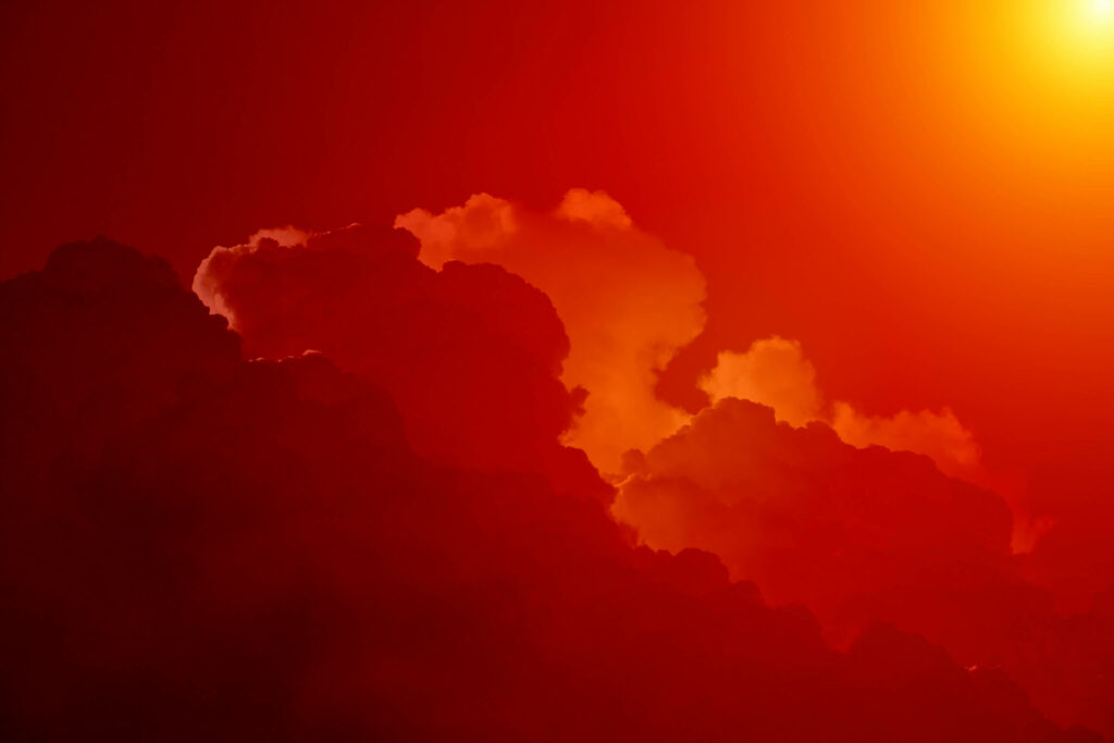 Radiant Sunrise: Captivating Aesthetic Sky Background Wallpaper