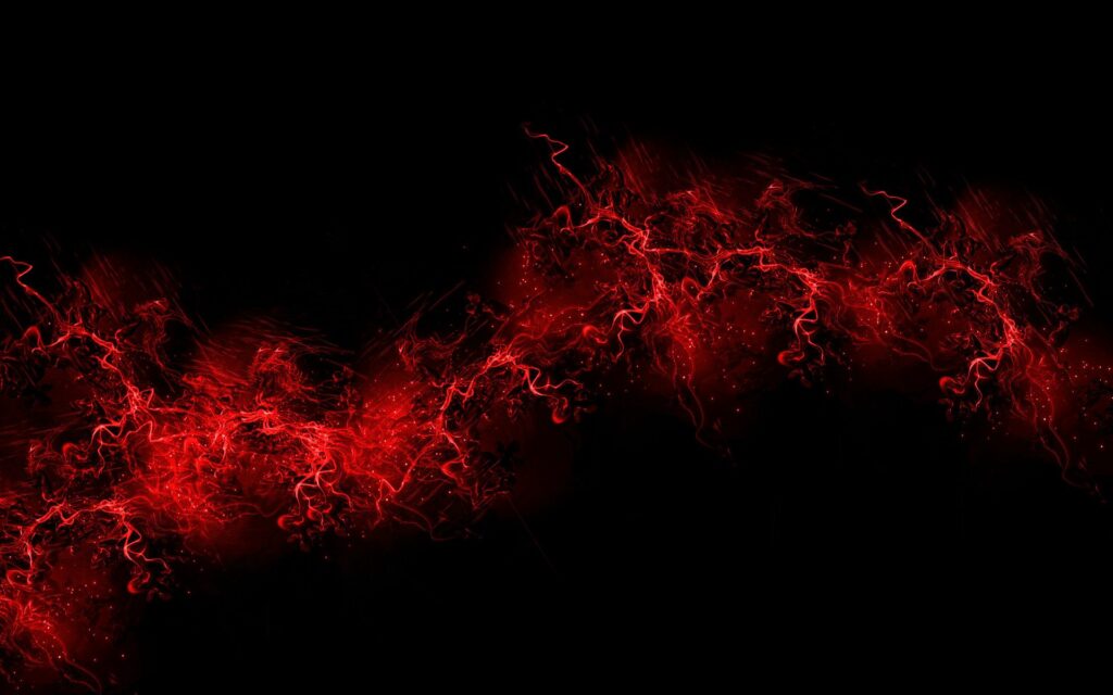 Vivid Red Burst on Black: Dynamic 1920x1200 Wallpaper Background