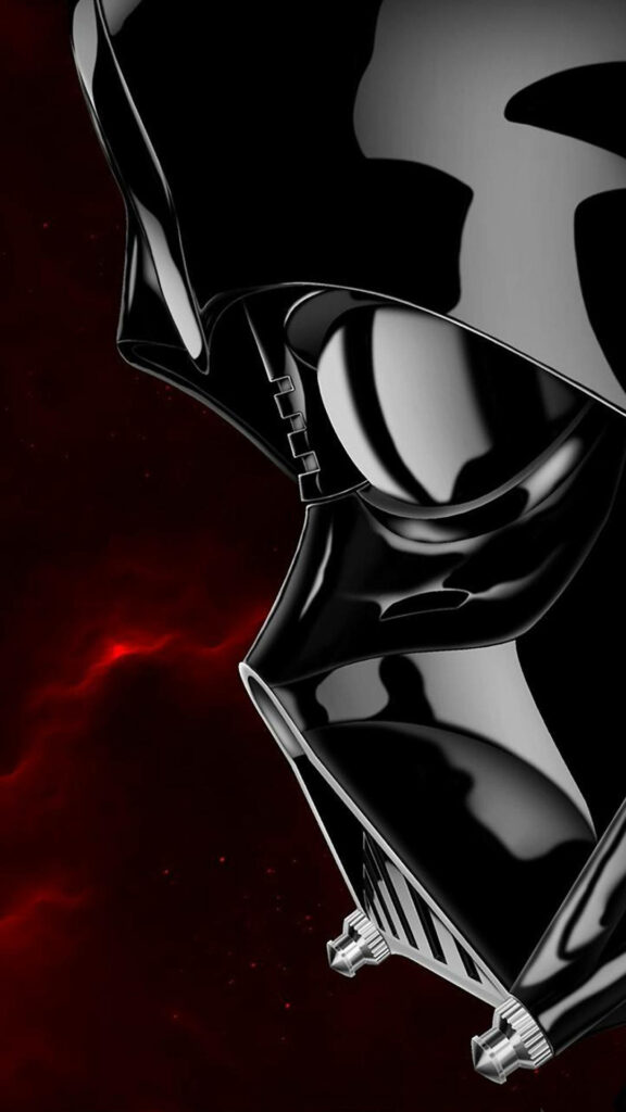 Revealing the Darkside: Fiery Profile of Darth Vader - Star Wars Iphone 6 Plus Wallpaper