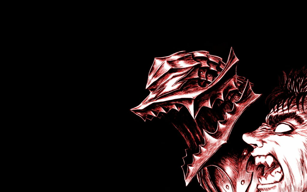 Unleashing Chaos: Guts from Berserk in Stunning HD Anime Wallpaper