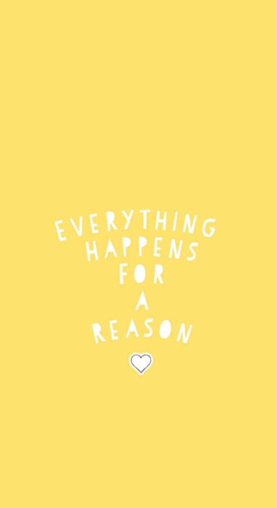 Reasons to Believe: Minimalist Light Yellow Wallpaper Inspires with Positive Quote