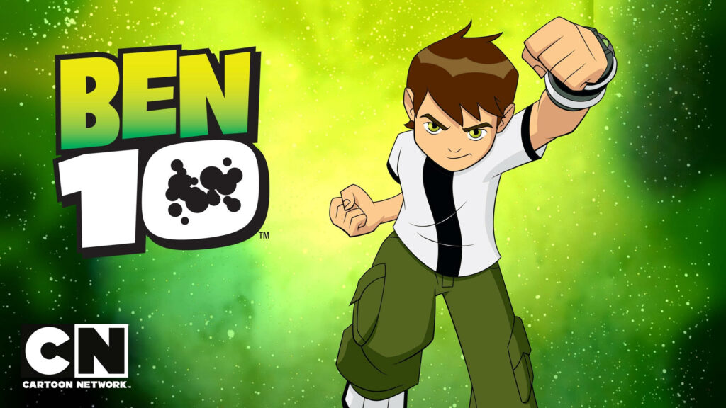 The Ultimate Hero: Ben 10 Conquers with Fierce Energy! Wallpaper