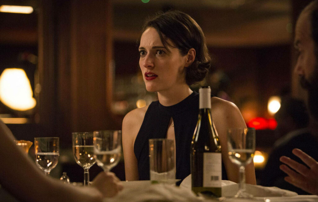 Fleabag’s Intimate Scene: Protagonist with Champagne - Stunning Wallpaper