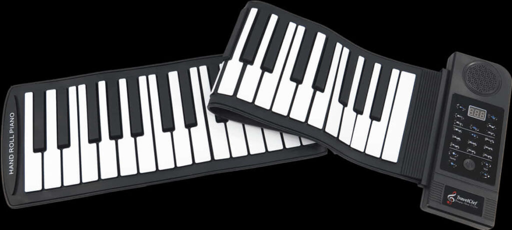Flexible Roll-Up Piano Wallpaper: Innovative Design for Music Lovers