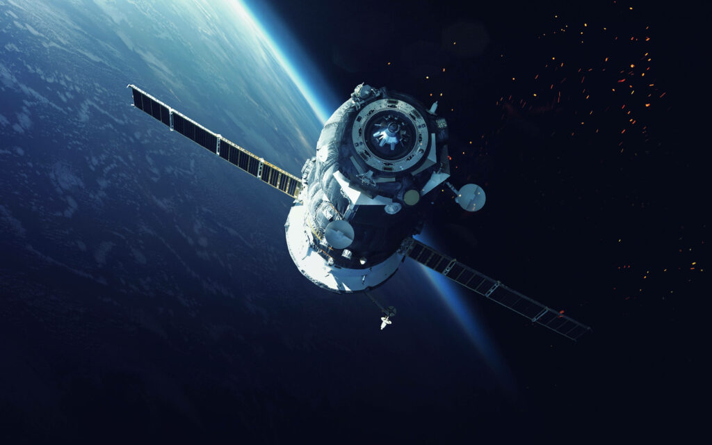 Floating in Space: A Stunning NASA Satellite Wallpaper