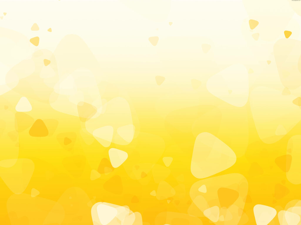 Translucent Triangle Sculptures Hovering Above Sunlit Yellow Serenity Wallpaper