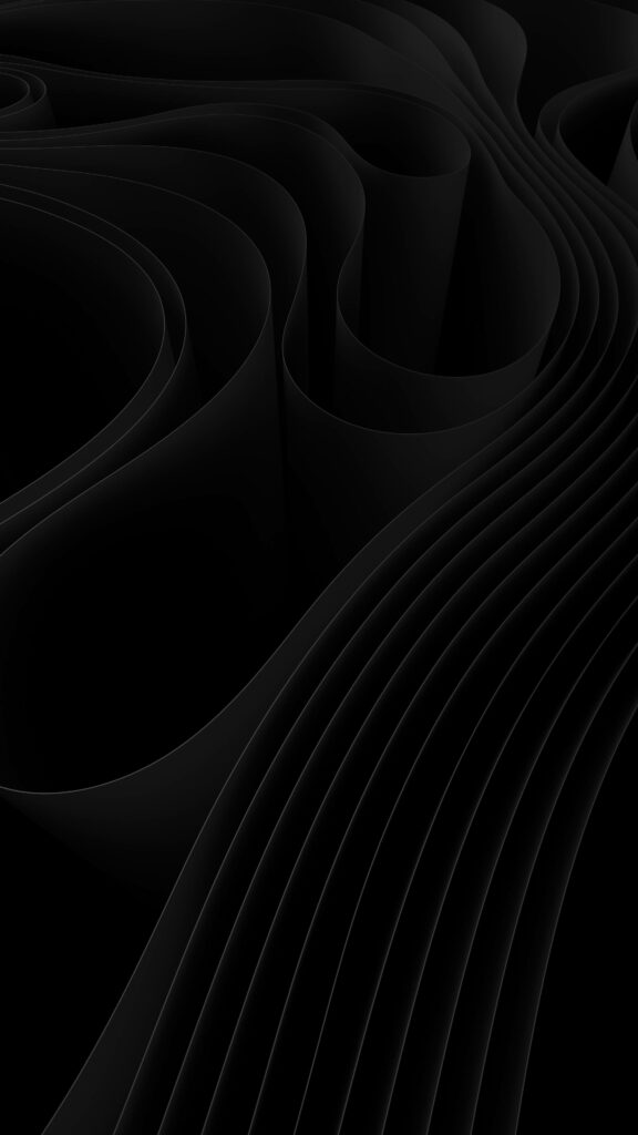 Subtle Elegance: Captivating Abstract Vector Lines Illuminate a Minimalist Black Phone Background Wallpaper