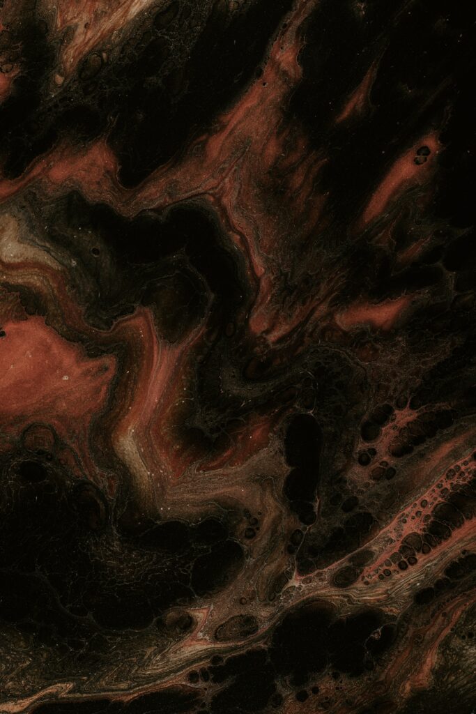 Fluid Art Wallpaper: Dark Tones & Dynamic Swirling Design