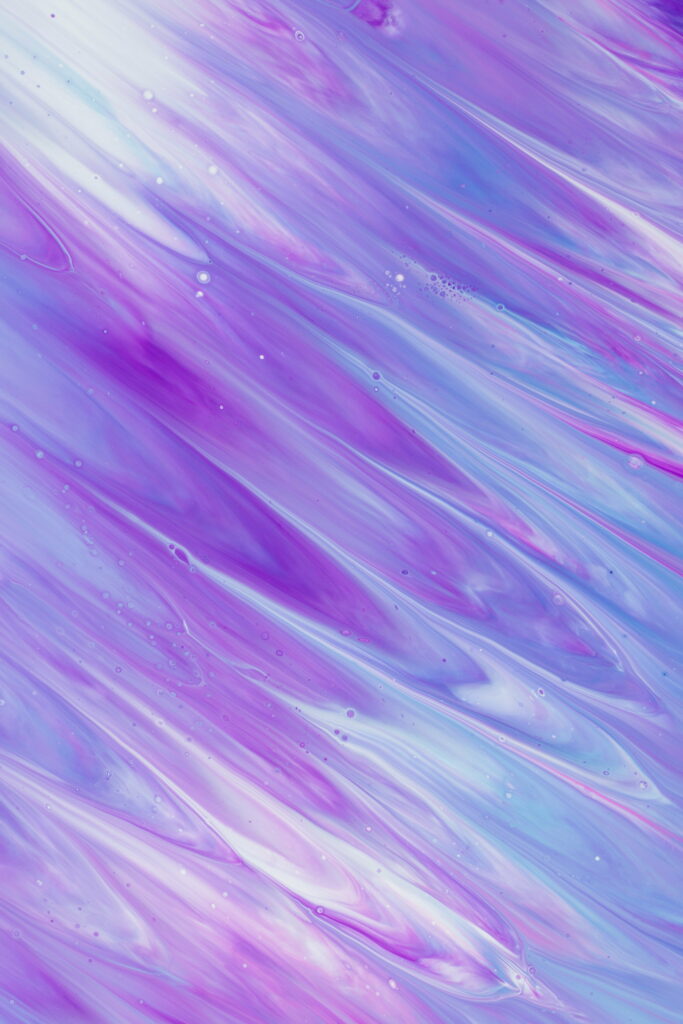 Vibrant Purple Paint Stains Creating Liquid Ripples - HD Phone Wallpaper