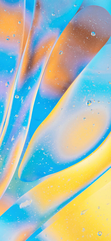 Dreamy Light Blue & Yellow Abstract Wallpaper - Ethereal Background Art